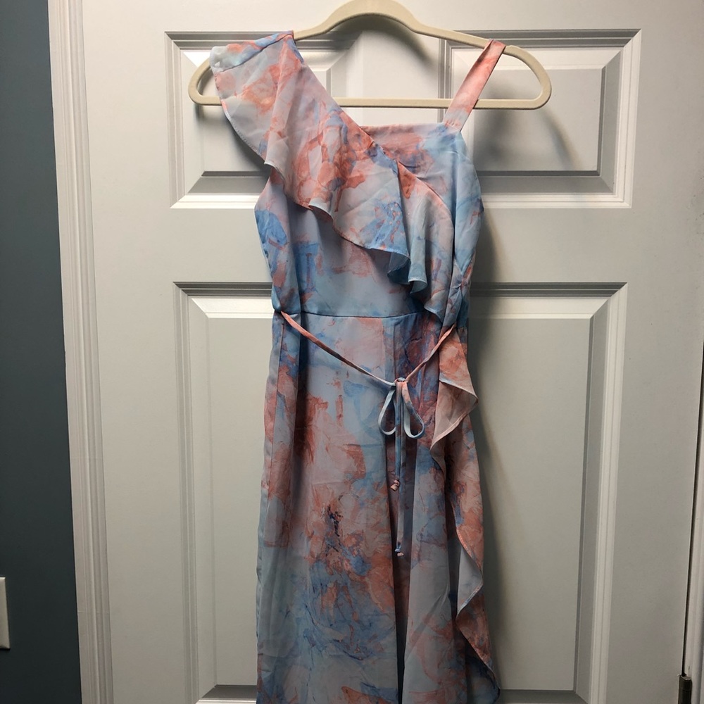 Girls size 12 one shoulder jump suit. Never worn!